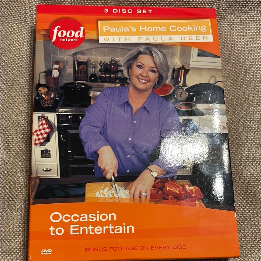 Food Network “Paula’s Home Cooking” 3 Disc Set with Paula Deen